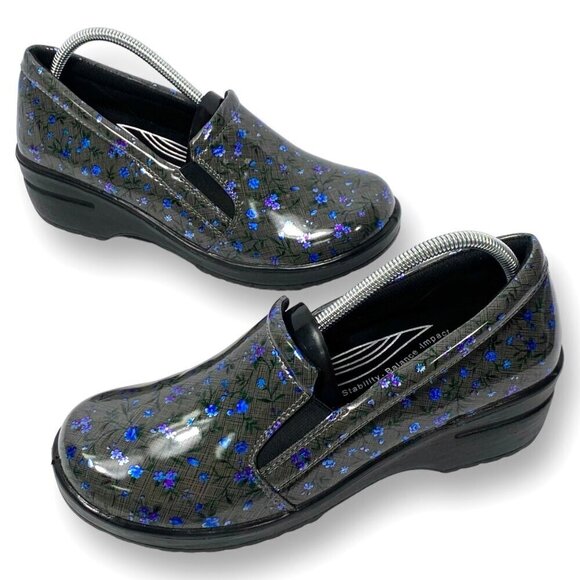 Easy Works By Easy Street  Non-Slip Work Clogs Women's 11M Floral Leeza Shoes - Picture 1 of 10